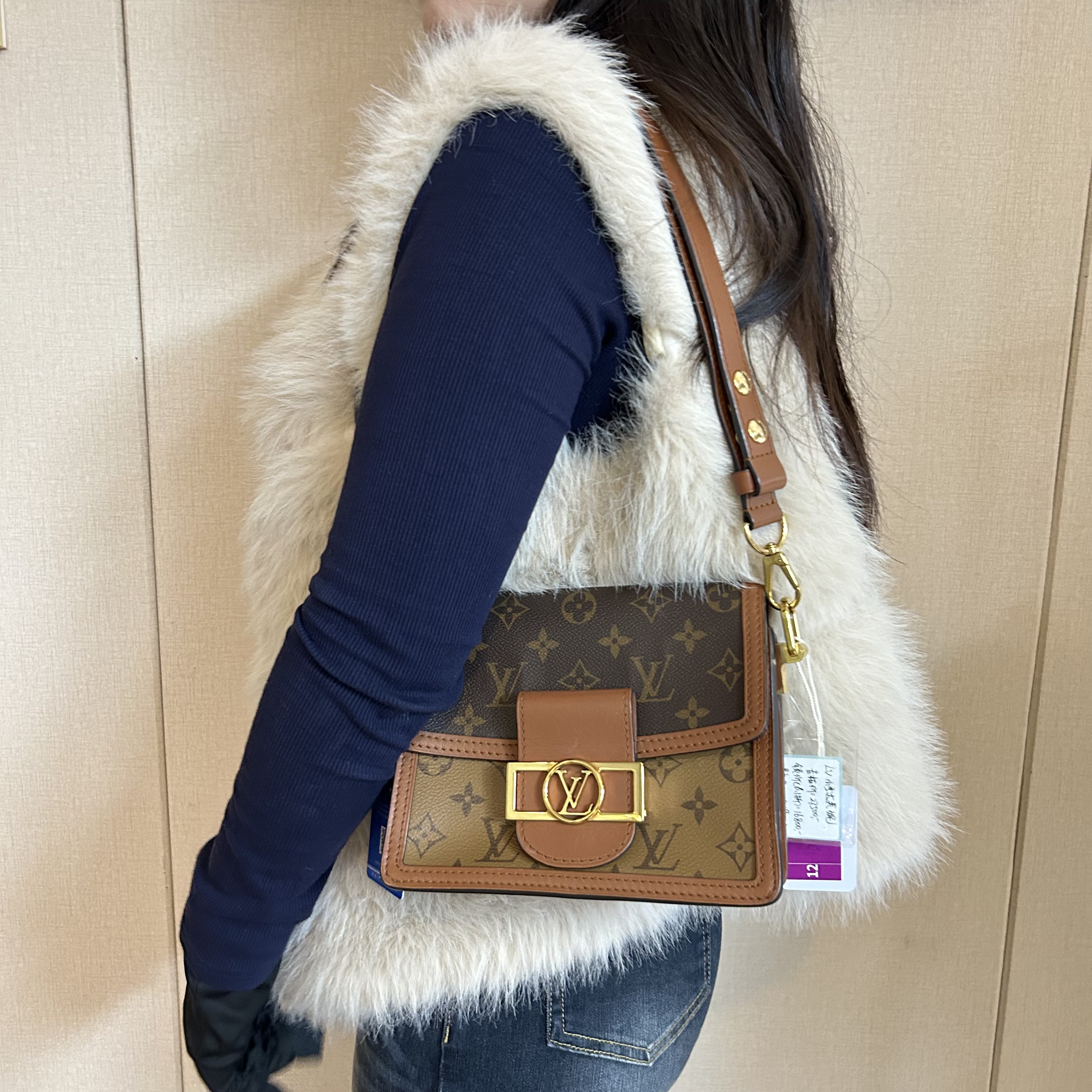 95新 LouisVuitton/路易威登 达芙妮小号斜挎包/云海优选/53372