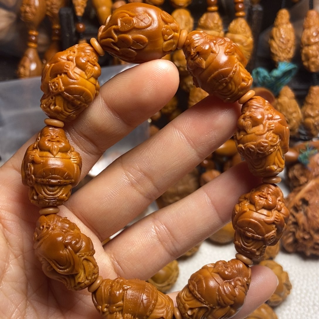 【闪购商品】手串/手链橄榄核腰缠万贯财神