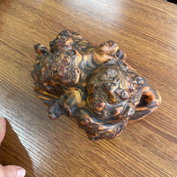 根雕摆件天然树根土沉香果香味