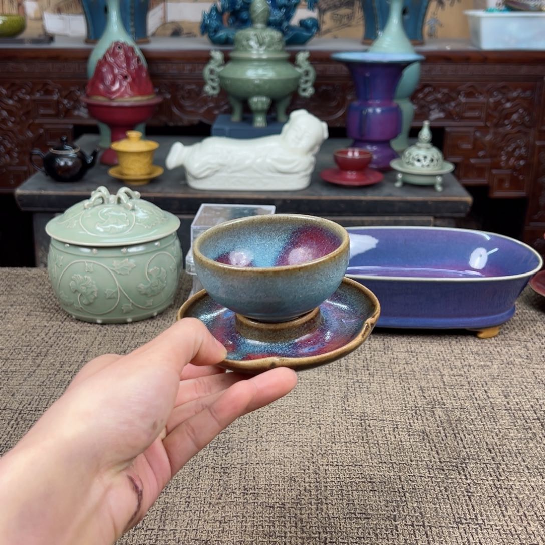 Lao窑瓷直播间正能量陶瓷艺术品正能量