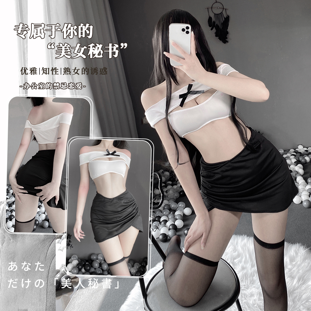 性感ol女秘书诱惑透明激情套装制服