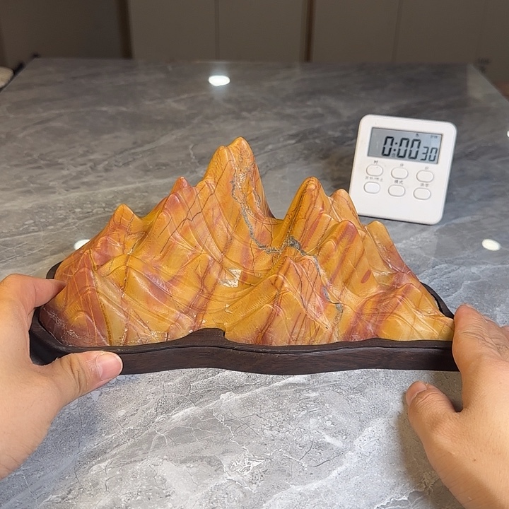 探***者奇石茶宠鱼缸文房摆件 
