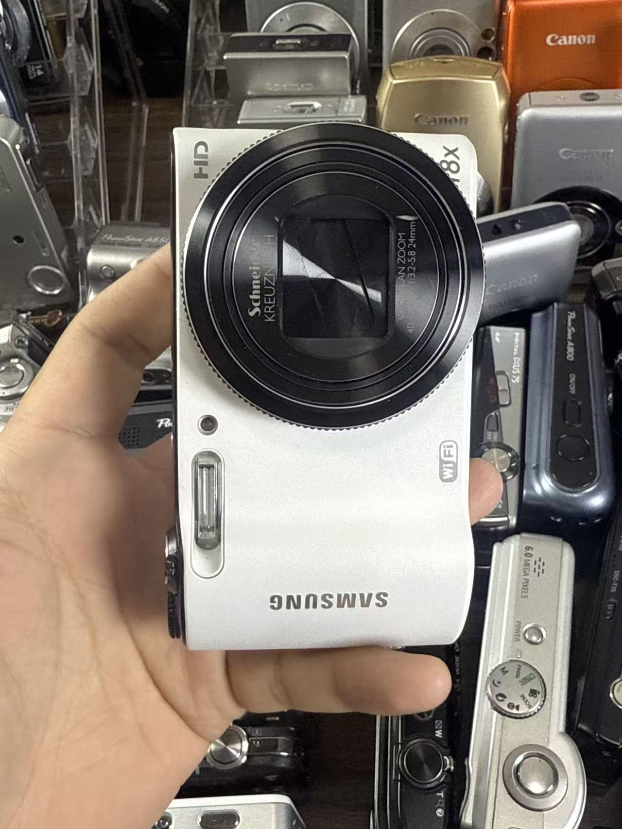 95新 Samsung/三星 wb150f九成新高像素长焦变焦复古数码相机美颜