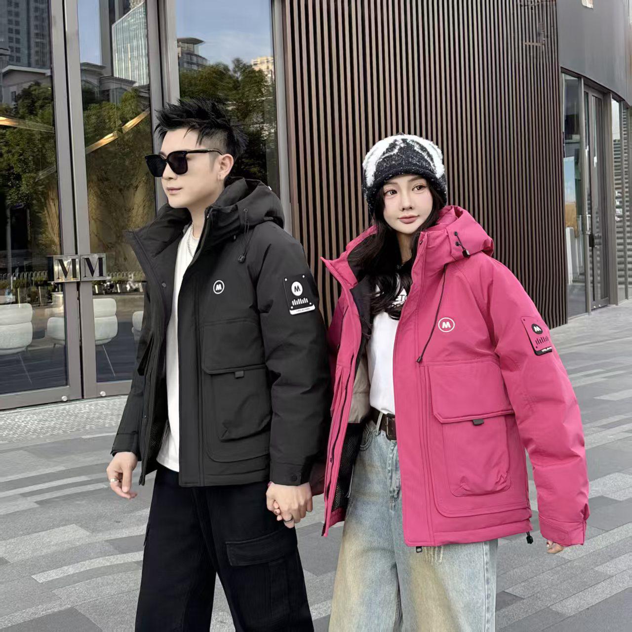 8819款2 冬季御寒保暖锁温防寒服男士百搭休闲潮流断码外套