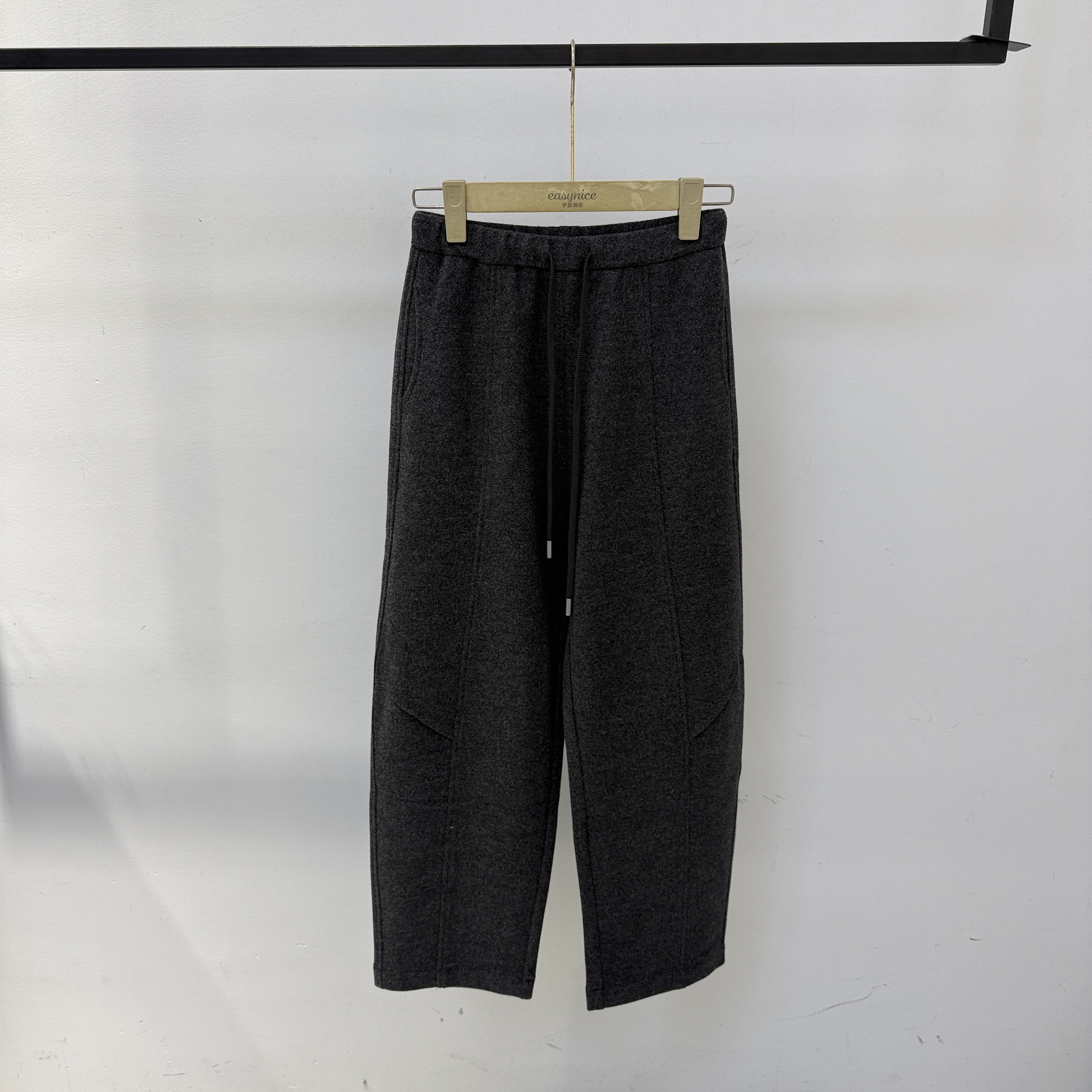 【麦丝】休闲时尚百搭宽松显瘦高腰直筒弯刀裤 MZ-83266