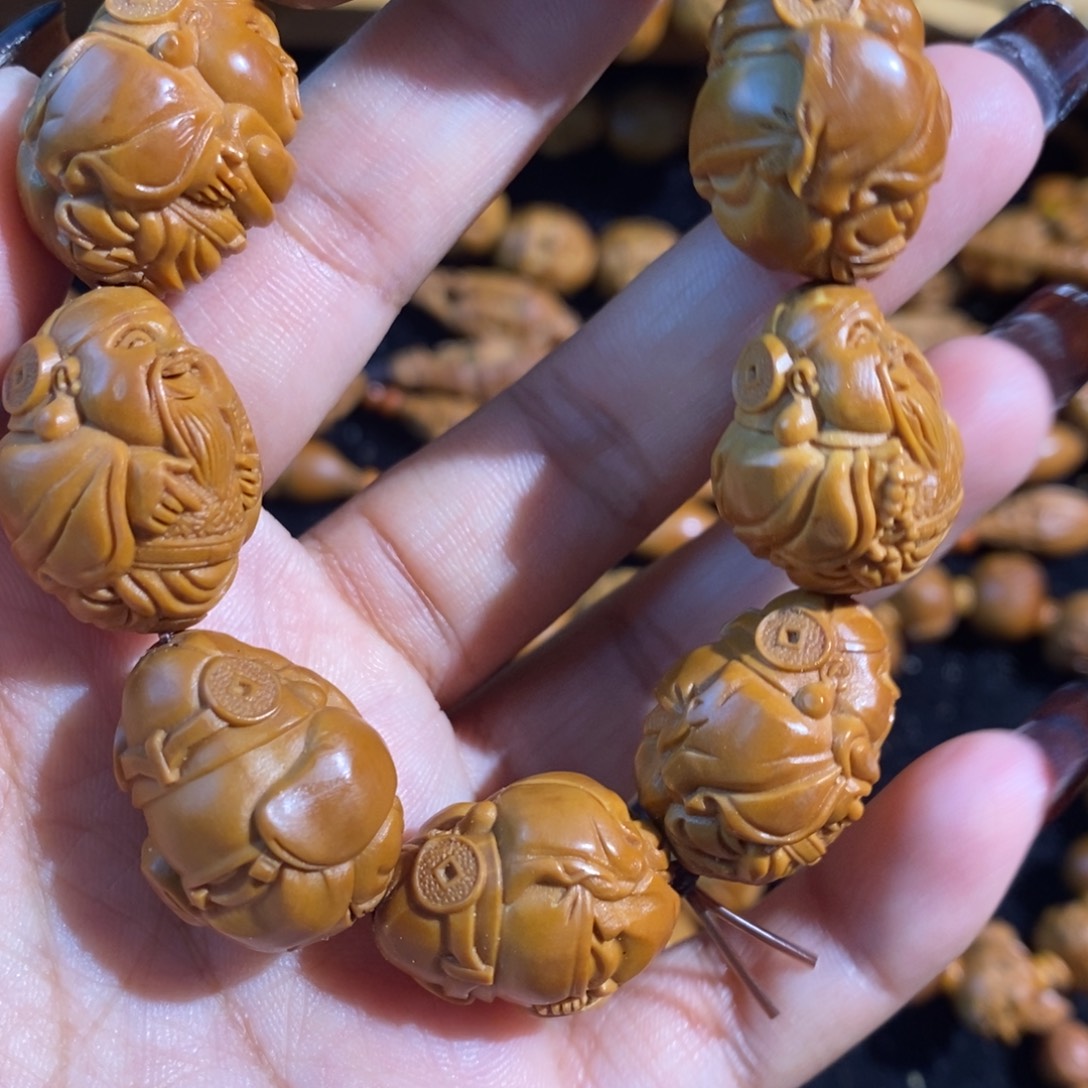 橄榄核手串/手链财神1.9