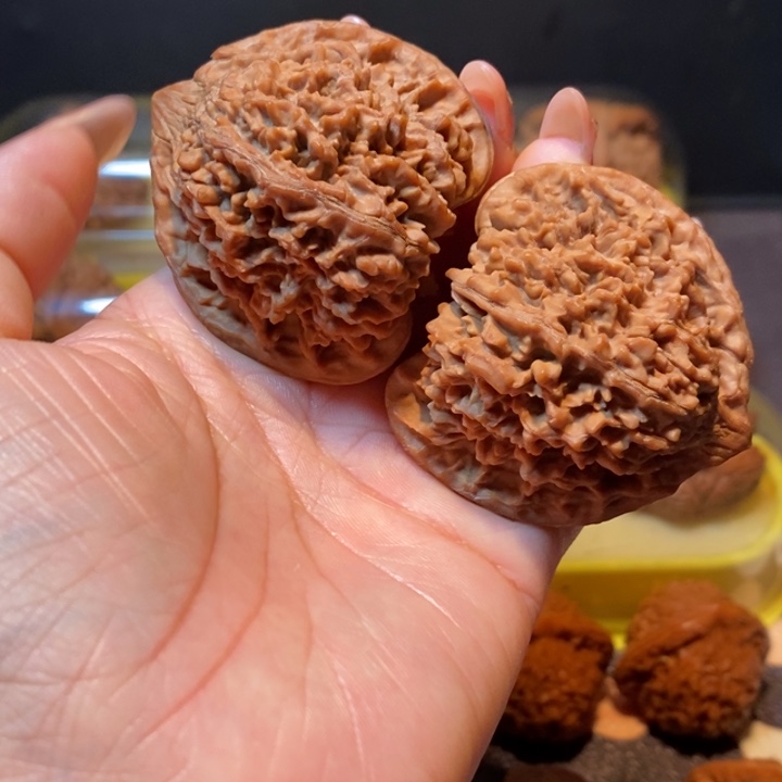 小***祁吊坠文玩核桃满天星46全品