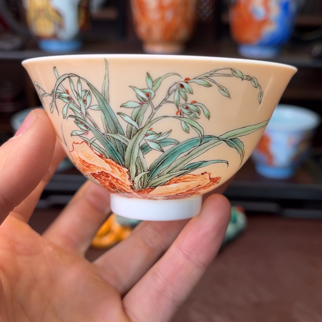 杯子陶景德镇陶东方陶瓷杯子壶盖碗