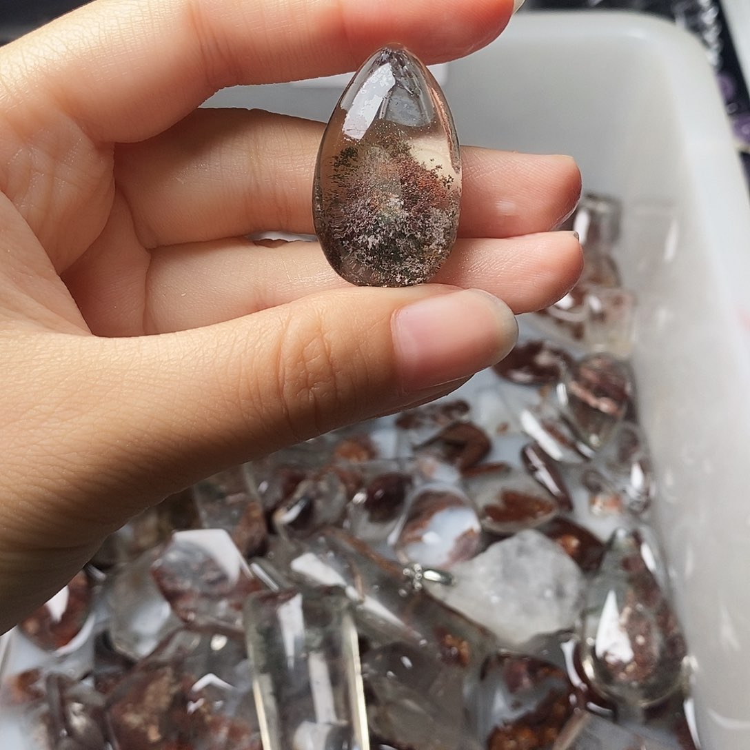 招***宝银S925镶嵌颈饰水晶