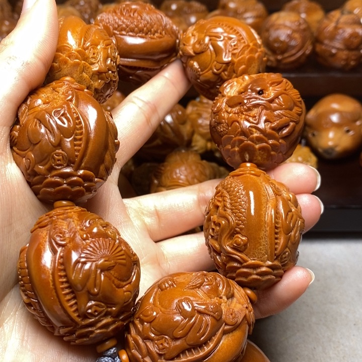 橄榄核手串/手链Z*L橄榄核核雕