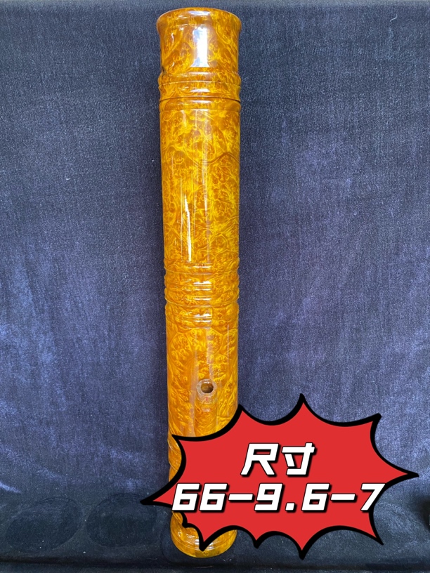 黄金樟树榴实木筒特色工艺摆件实木天然花纹水烟筒黄金樟樱木水筒