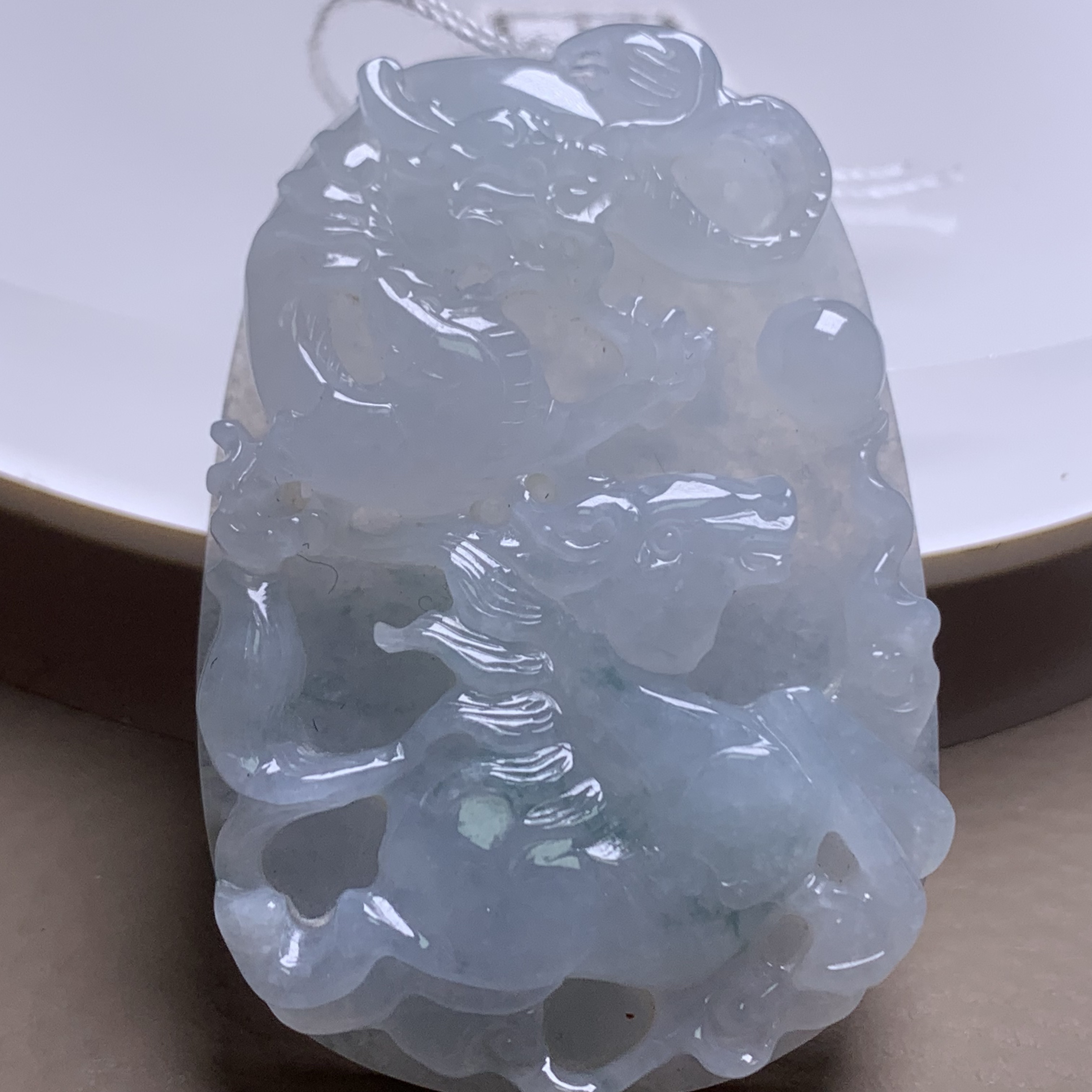 A266珠宝玉石A货翡翠吊坠