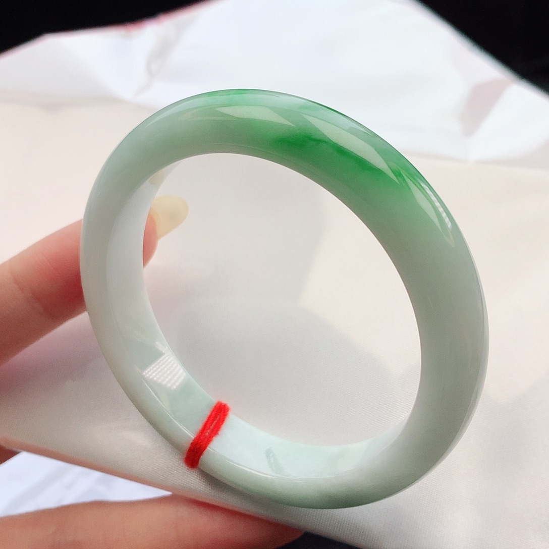 翡翠手镯未镶嵌55圈口882489