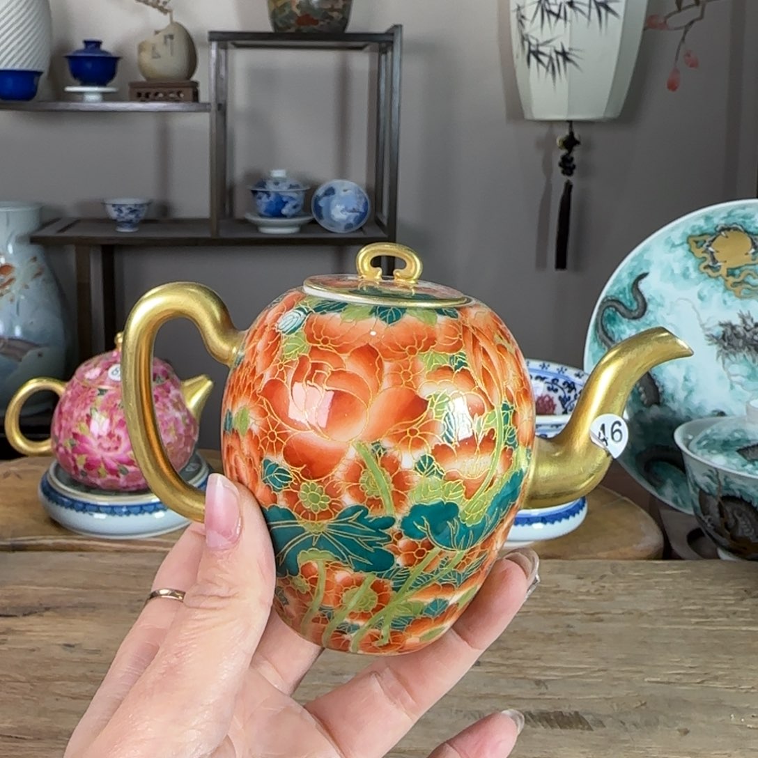 杯景德镇陶瓷柴烧多人