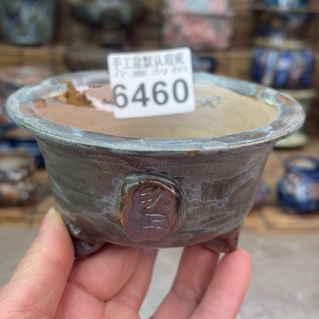 手工花盆默认瑕疵完美者勿拍