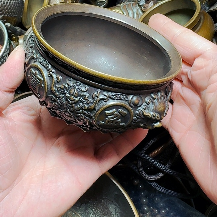 铜器摆件收收藏藏