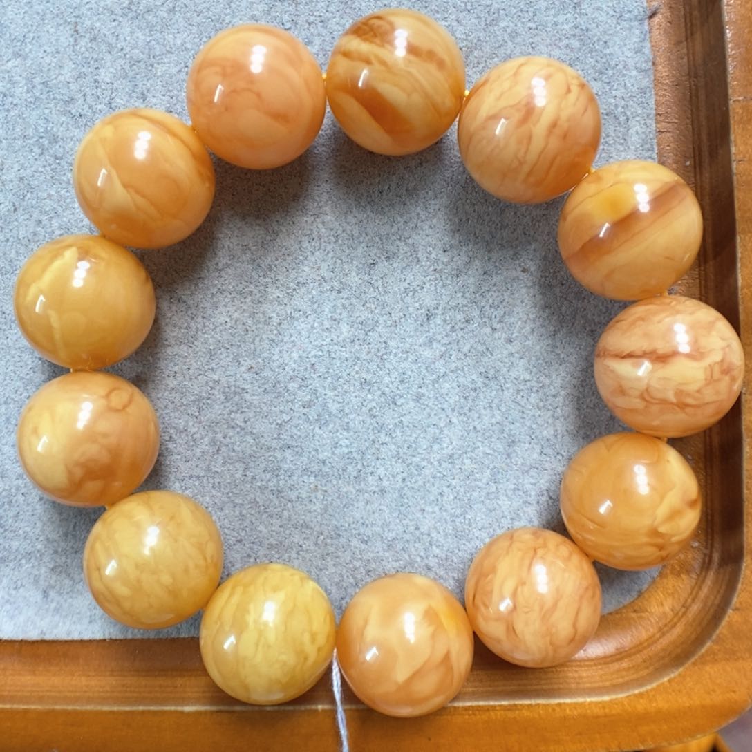 蜜蜡手串未镶嵌蜜蜡手串