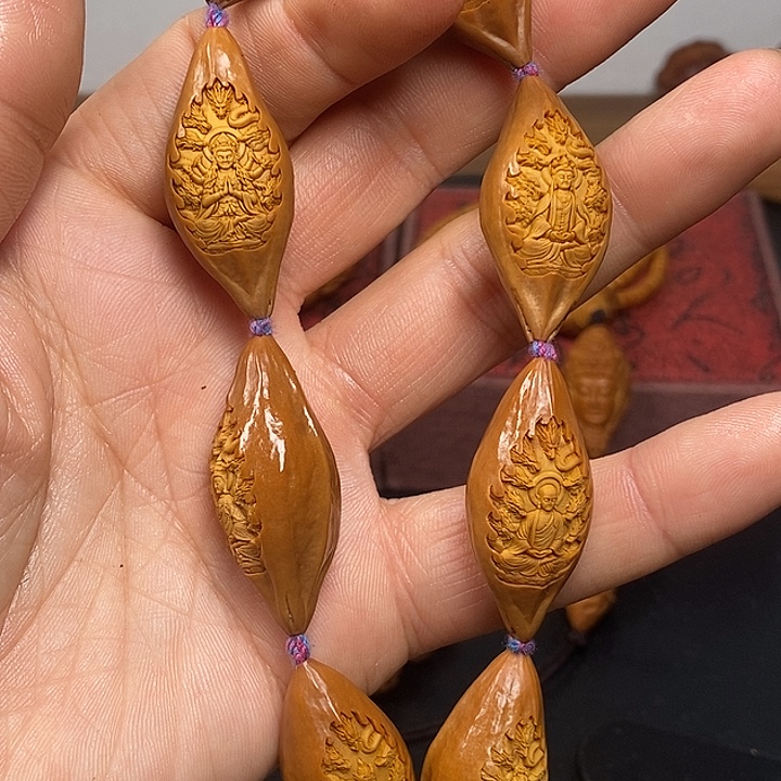 橄榄核吊坠橄榄核雕刻手串