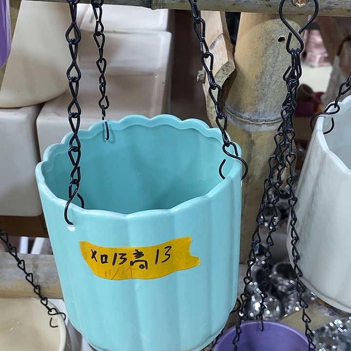 陶盆有孔 瑕疵针孔漏釉介意勿拍口 高