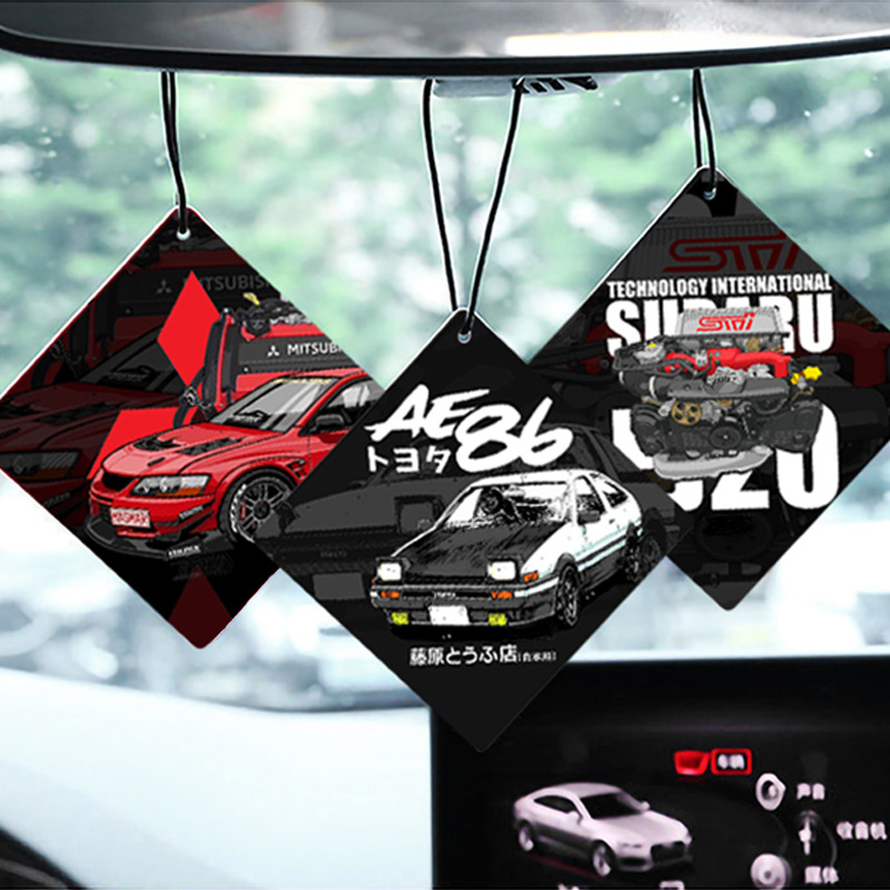 极速车间JDM车载香薰香片挂件汽车香水网红持久香氛用品除异味装