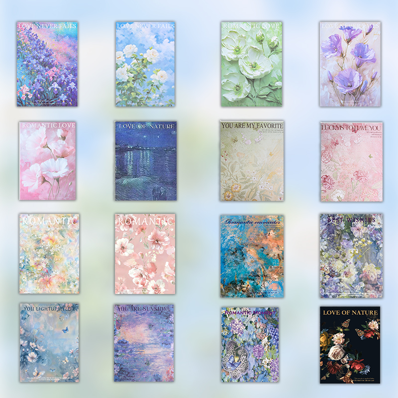 油画系列氛围纸 鲜花包装花束包花牛皮纸花店用品资材