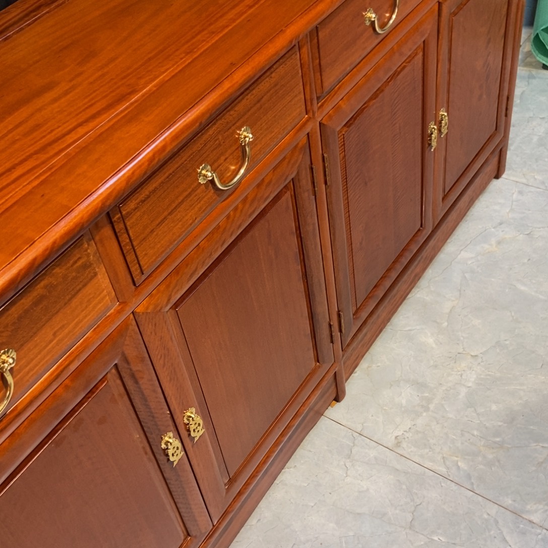 菲***菲柜类家具花梨木类四门雕花直角