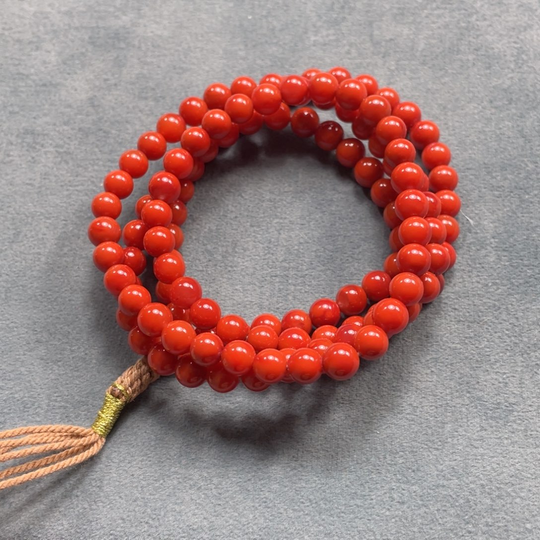 南红玛瑙未镶嵌手串