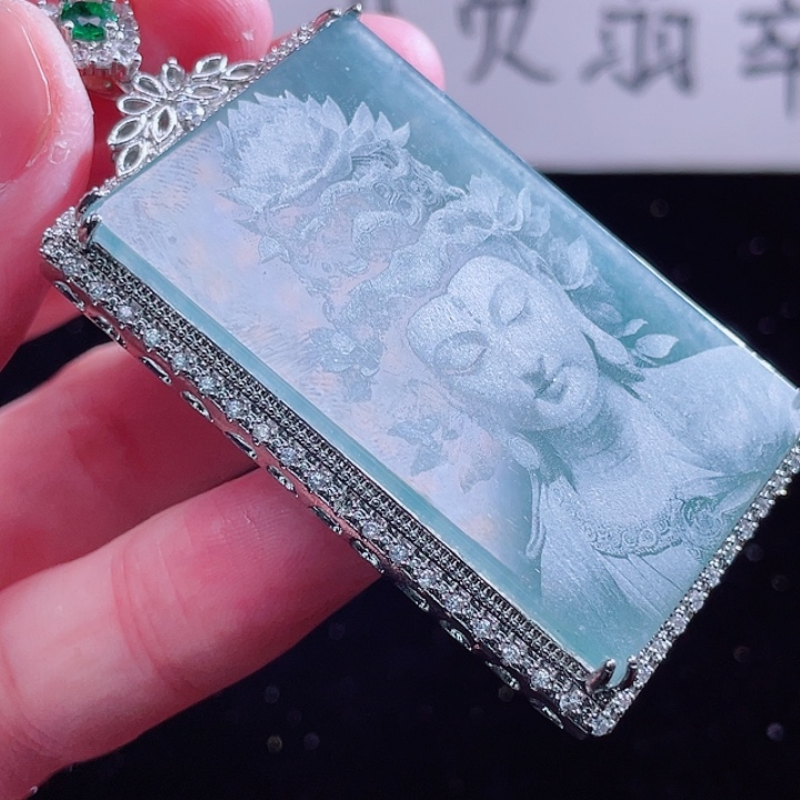 翡翠颈饰未镶嵌999999999