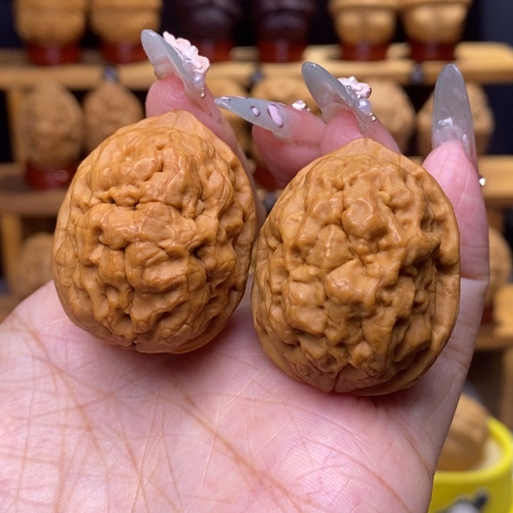 文玩核桃把件凤眼20号 