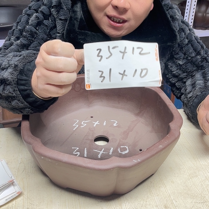 紫砂花盆紫砂等传统