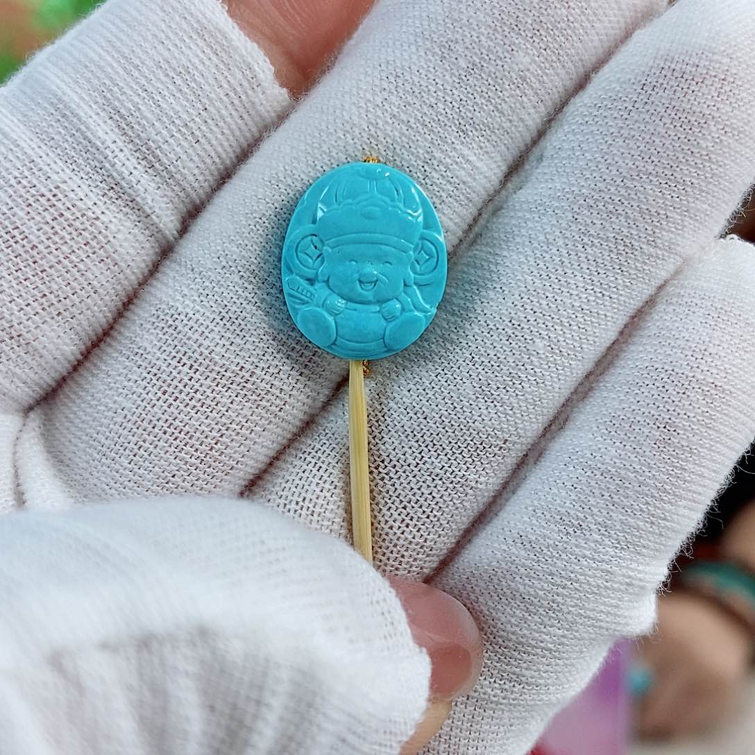 绿松石珠宝奇石未镶嵌