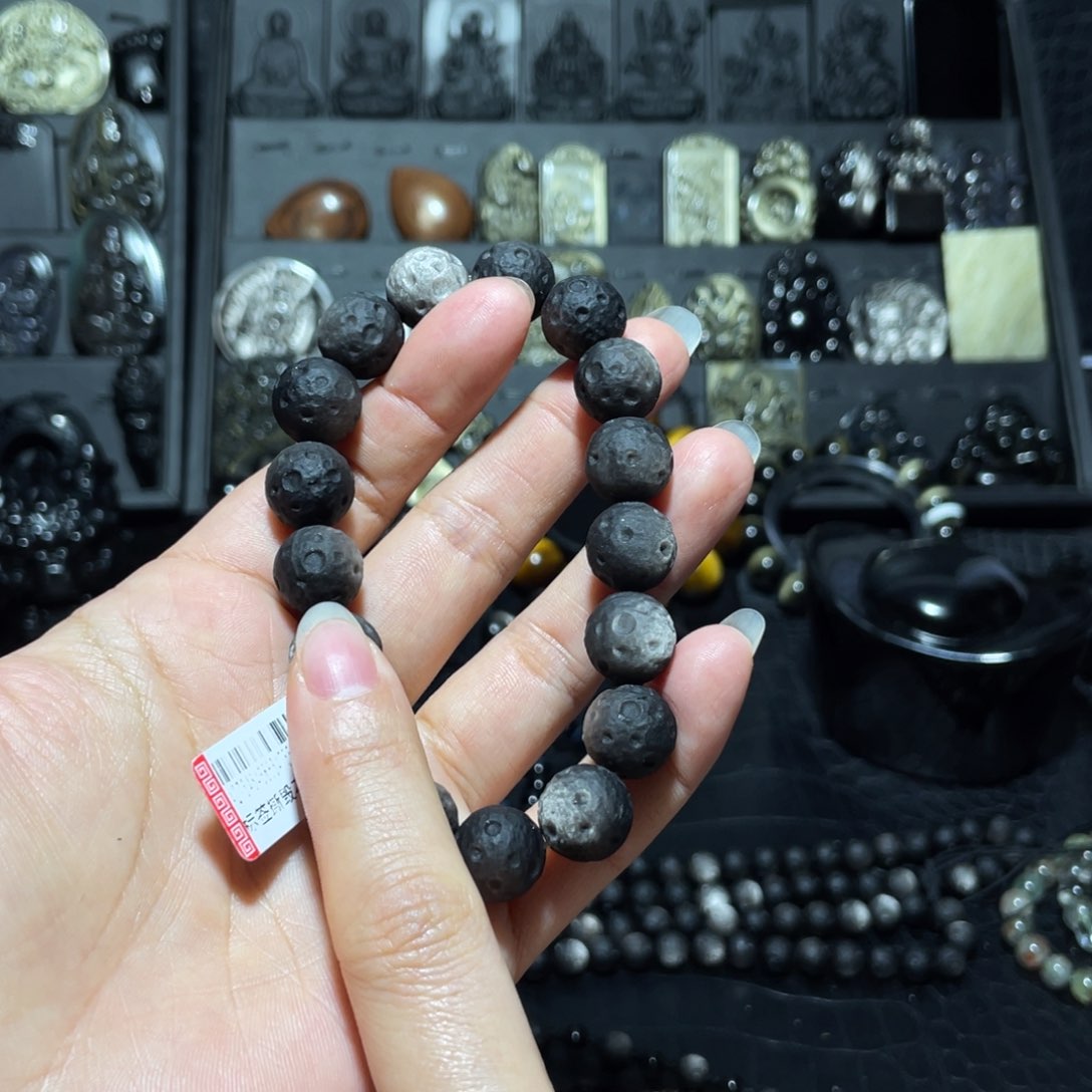 黑曜岩珠宝奇石未镶嵌脑***硬