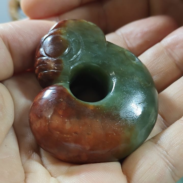 和田玉挂件未镶嵌春*