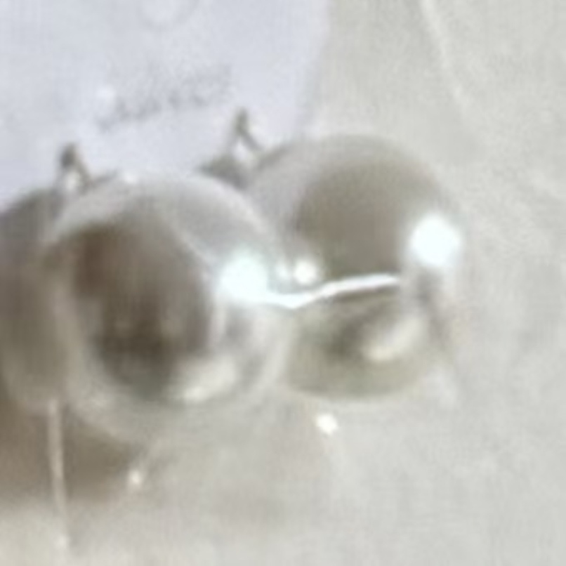 合金仿珍珠耳饰 No退！退永黑！理性！超大个儿珠球球耳钉