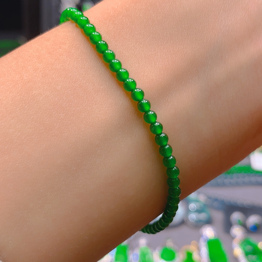 翡翠未镶嵌耳饰天然翡翠