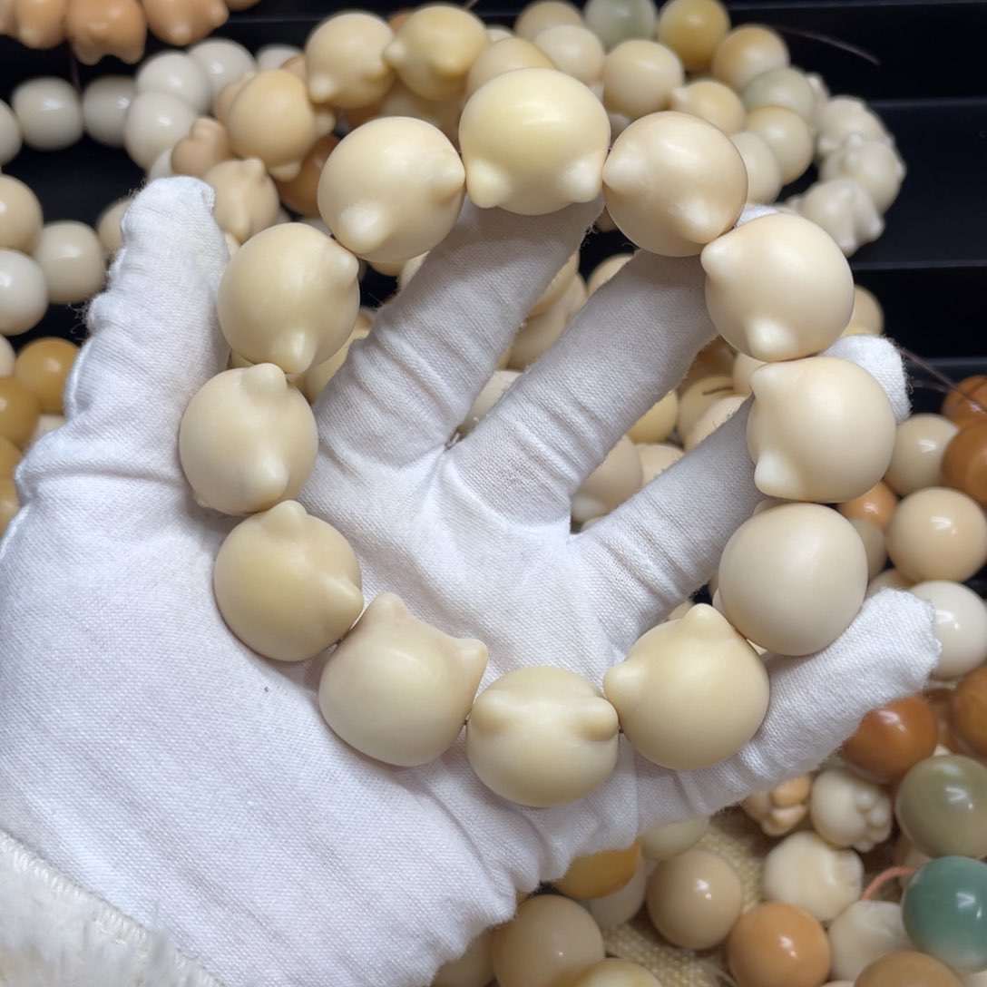 菩提根/象牙果吊坠22干磨牙果瑕疵猫头305