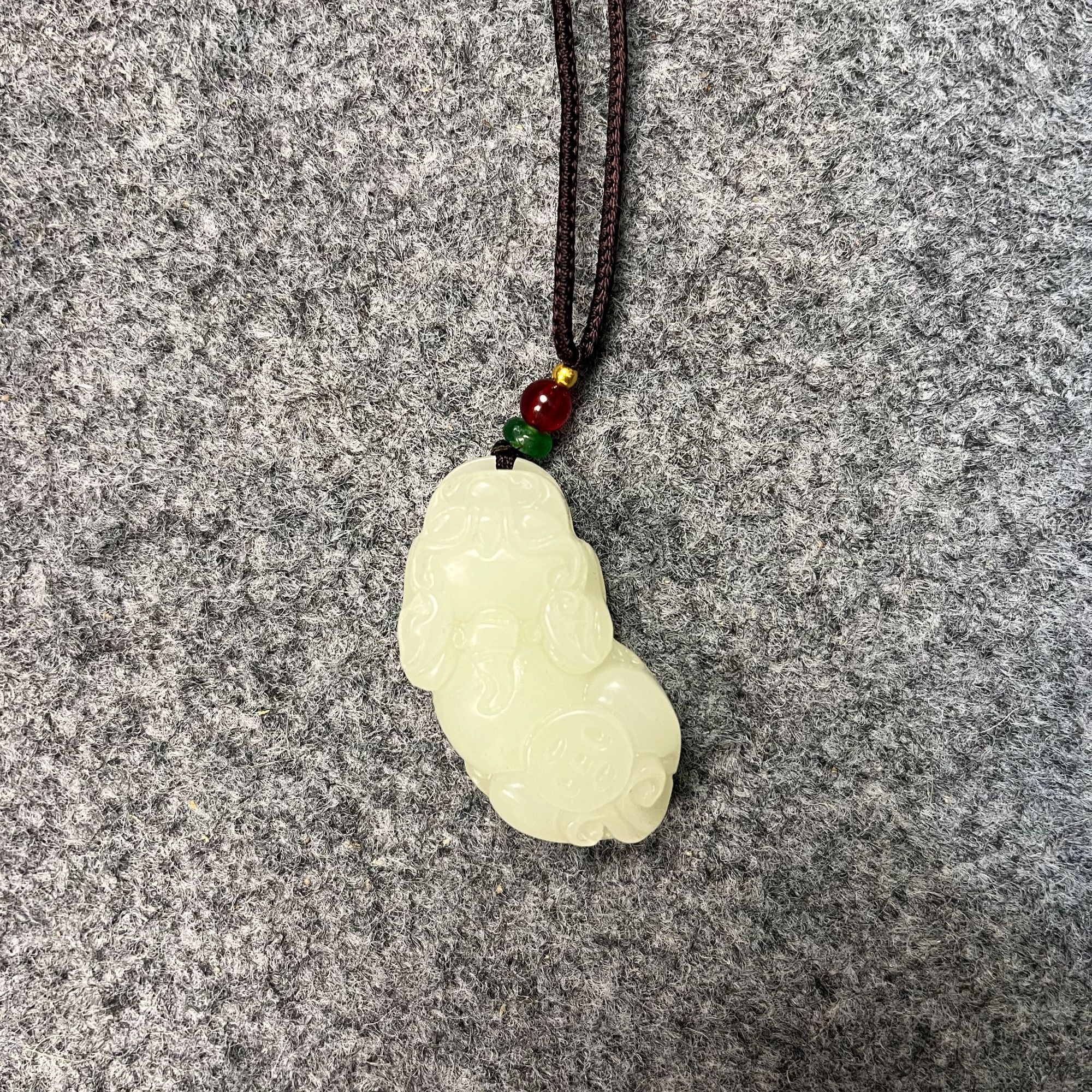 和田玉貔貅一个{金柏甄选}