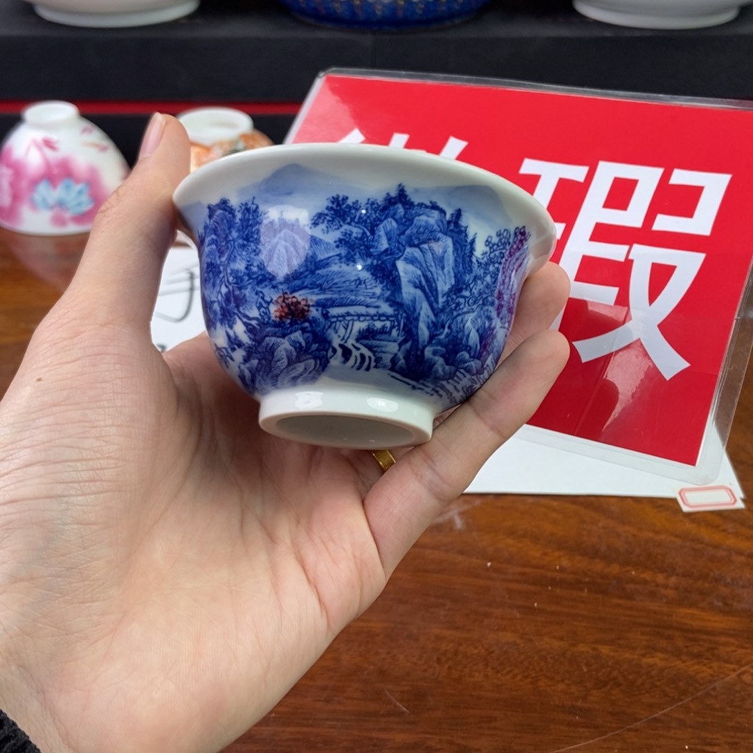 杯景德镇手绘陶瓷艺术