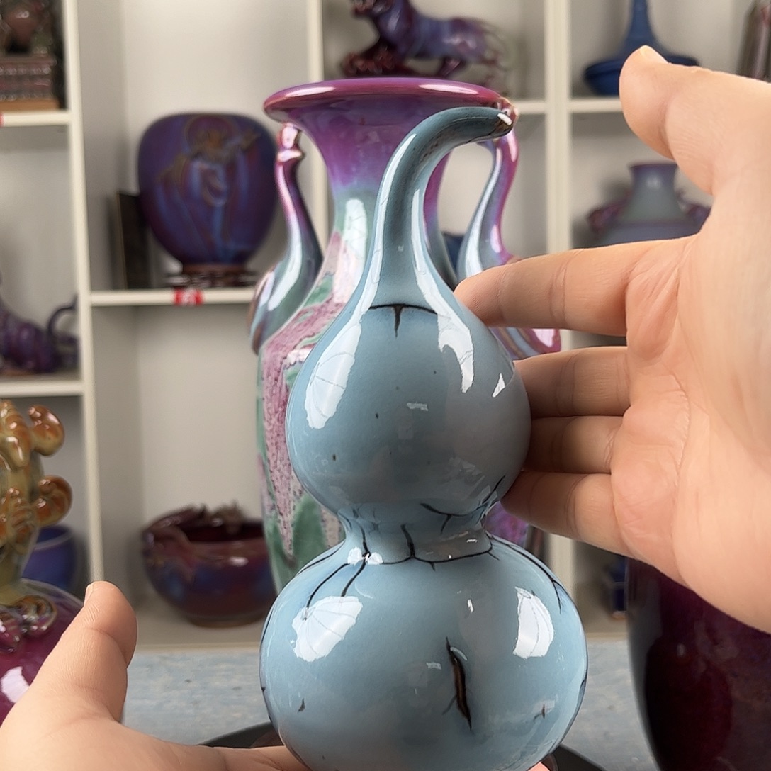 瓷片摆件……葫芦 福禄……