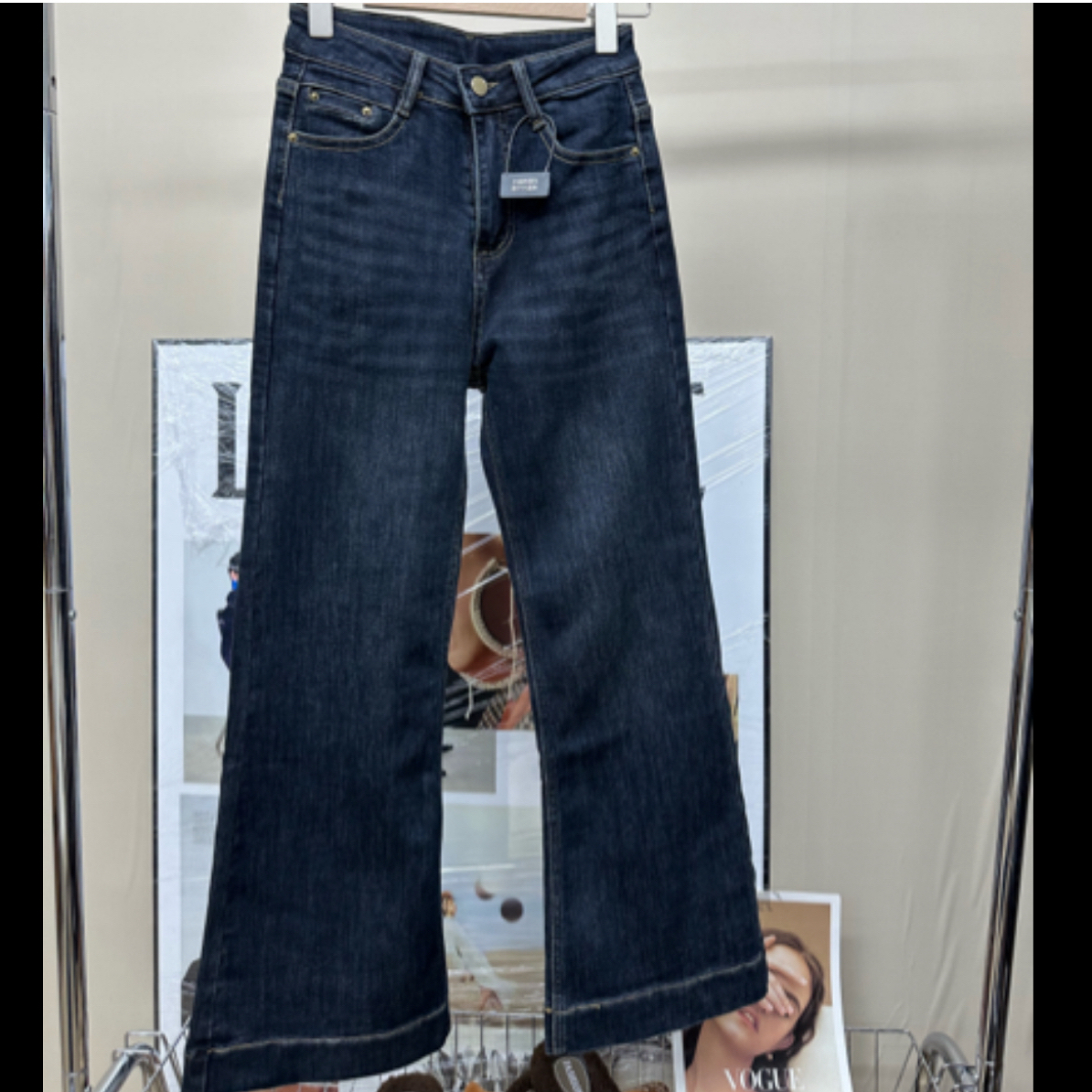 【小白姐姐】7992新款显瘦喇叭裤显高款