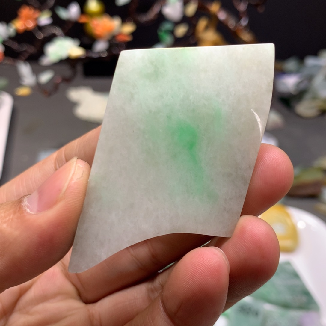 翡翠吊坠(不含链)银S925镶嵌明***好