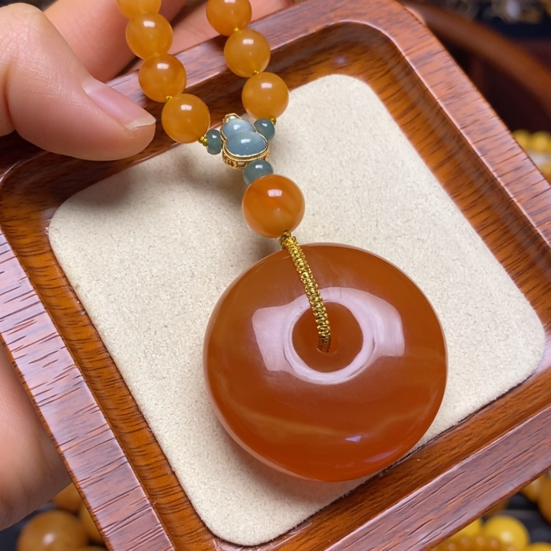 【闪购商品】蜜蜡颈饰未镶嵌项链