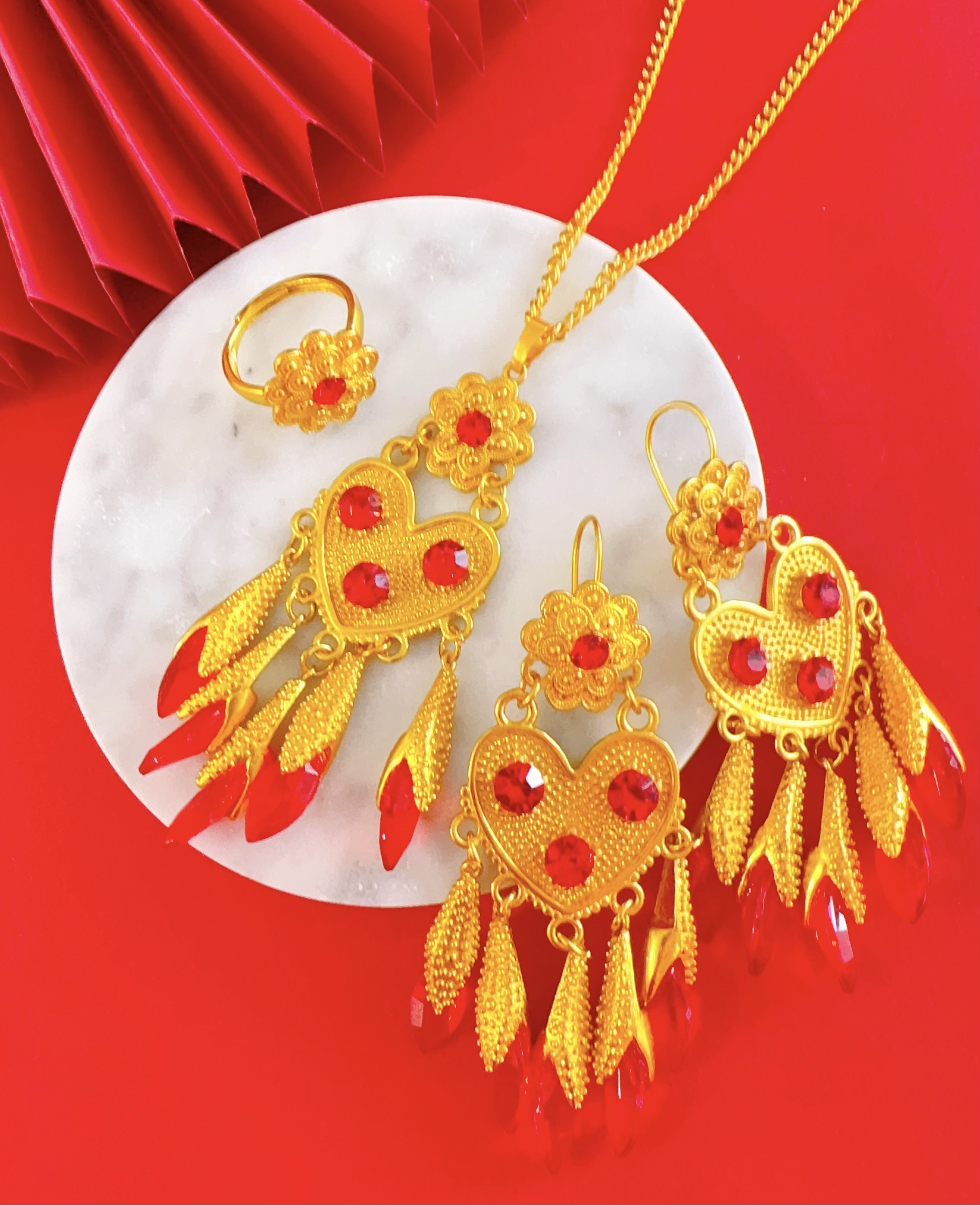 铜合金亚克力吊坠 铜合金 新款265号耳环项链戒指 名族风nipal