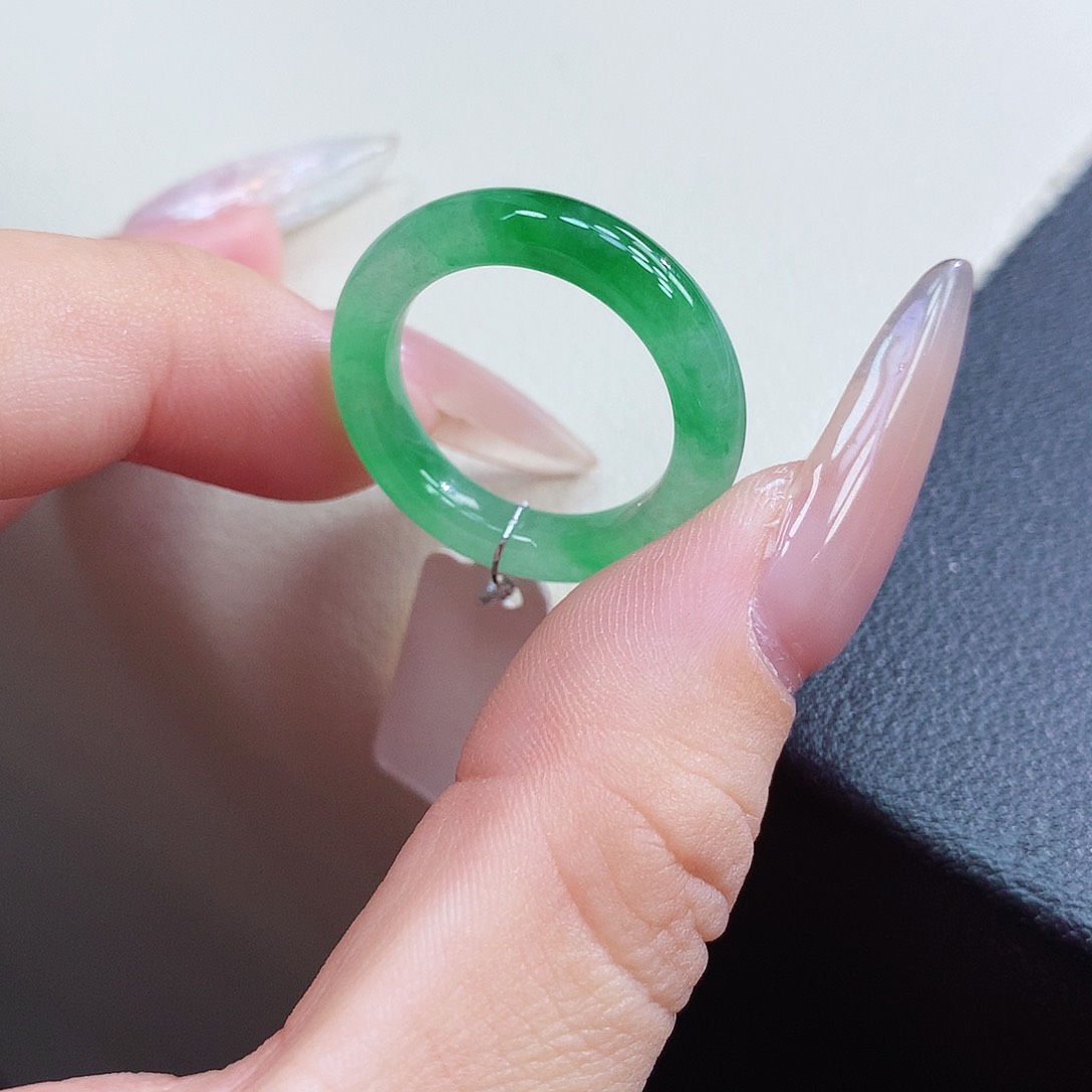 未镶嵌戒指翡翠14号