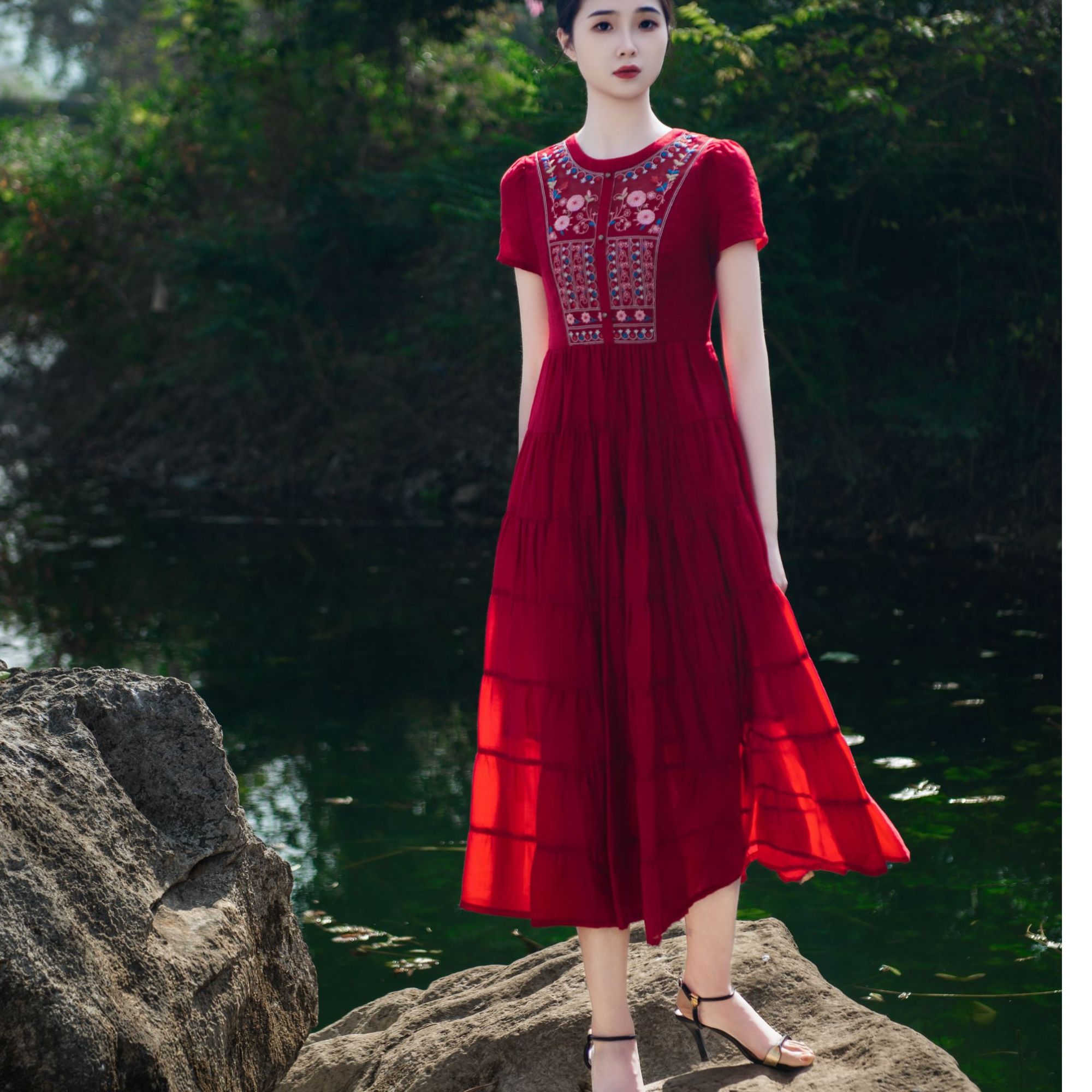 苹果红了（红镯子）新中式夏款