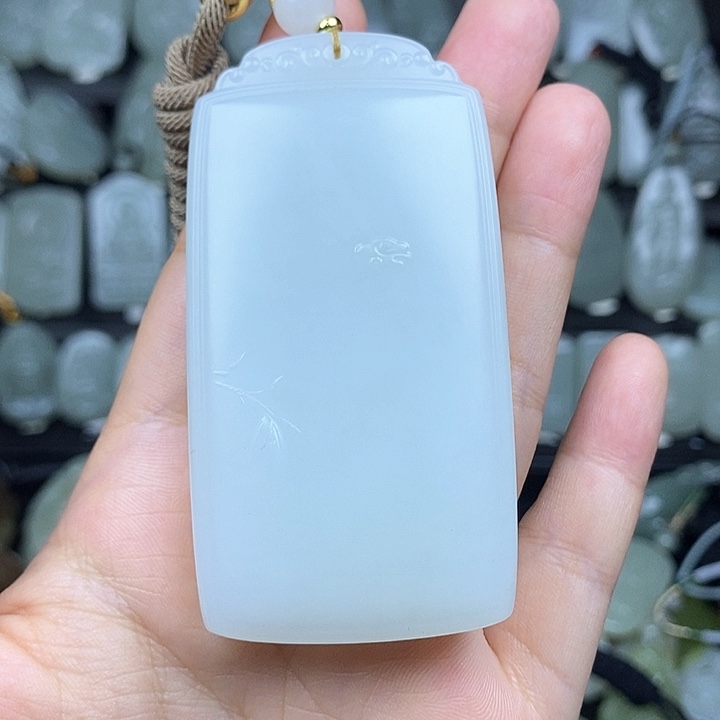 和田玉挂件未镶嵌朱*大