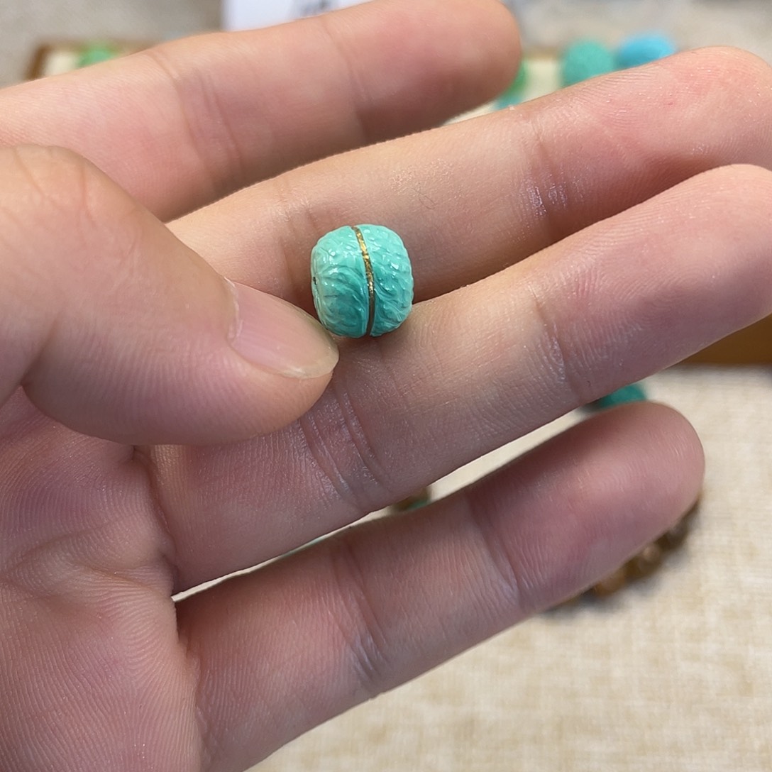 原生态湖北松配饰，直径10