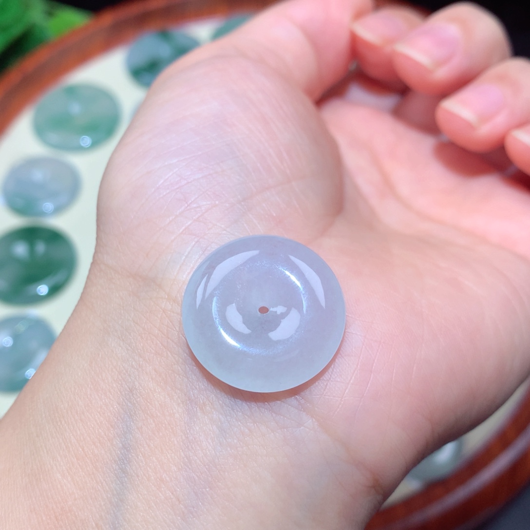 翡翠未镶嵌颈饰翡翠吊坠 22