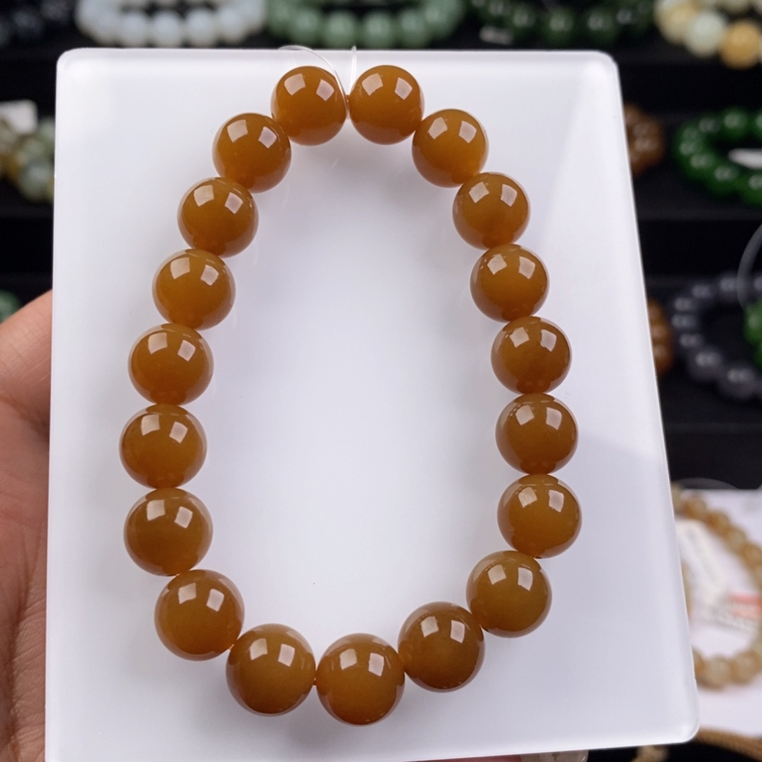 和田玉手串未镶嵌