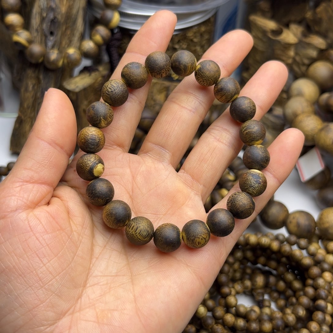 沉香木手串努*奇楠沉香手串10mm10g